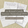 Rest at Night, Clear in the Day — Ritual Card Deck (PDF)