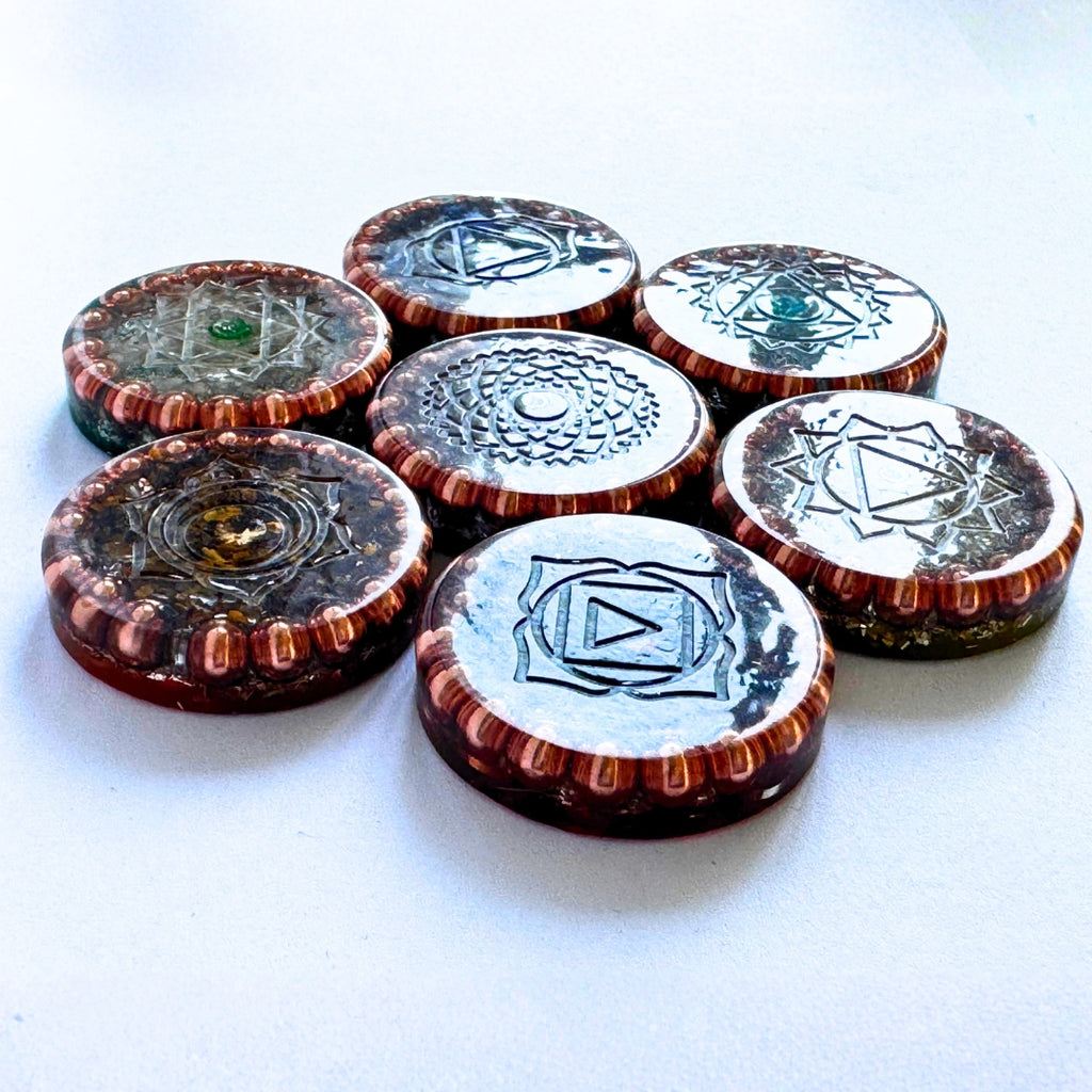 The Alignment Set (7 Chakra Portable Orgonites)